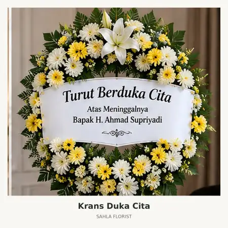 Krans Bunga Duka Neglasari
